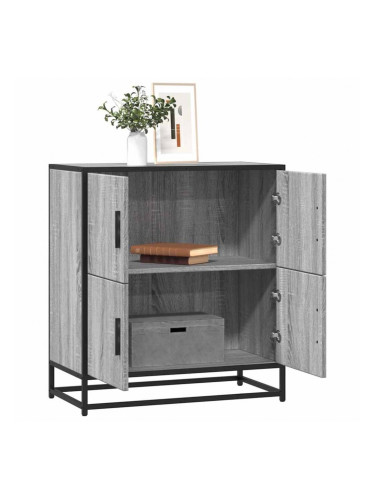 Sonata H Шкаф Grey Sonoma 68x35x76 cm Изработена дървесина