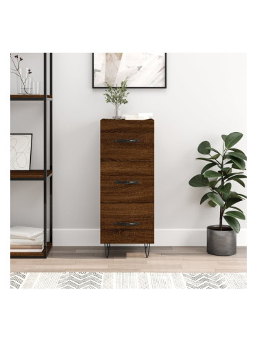 Sonata H Сайдборд, кафяв дъб, 34,5x34x90 см, инженерно дърво