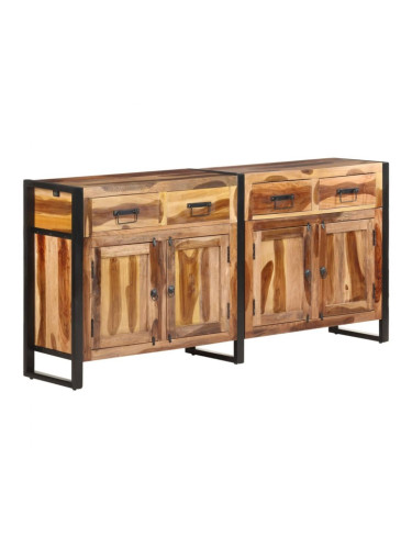 Sonata H Бюфет 172x35x80 см масивно акациево дърво с меден финиш