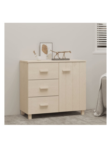 Sonata H Сайдборд HAMAR, меденокафяво, 90x40x80 см, борово дърво масив
