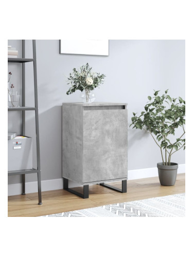 Sonata H Бюфет бетонно сив 40x35x70 см инженерно дърво