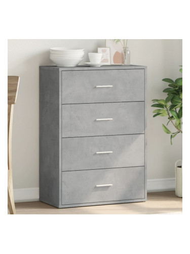 Sonata H Бюфет бетонно сив 60x31x84 см инженерно дърво