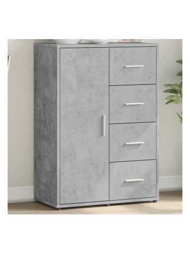 Sonata H Бюфет бетонно сив 60x31x84 см инженерно дърво