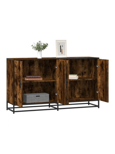 Sonata H Бюфет опушен дъб 134x35x76 см инженерно дърво