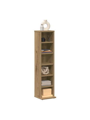 Sonata H Шкаф за CD Artisan Oak 21x20x88 cm Инженерна дървесина
