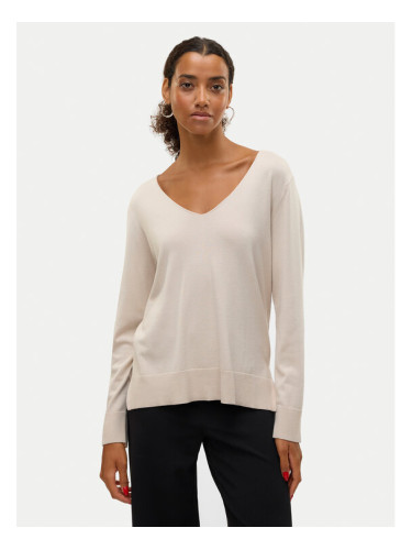 Vero Moda Блуза Silje 10320451 Бежов Loose Fit