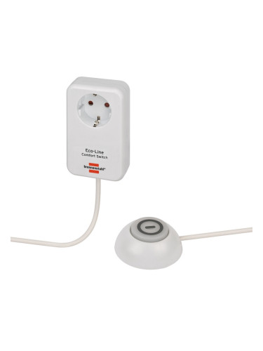 Адаптер за контакт с ключ, 230VAC, 16А, 1 шуко - 1 шуко, 3500W, бял, Brennenstuhl, 1508220
