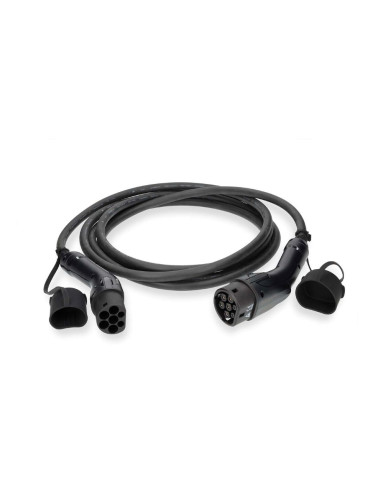 Захранващ кабел, за електромобил, 3P, 400VAC, 32А, 22kW, Type 2, IP44,  EVCA22KWBK50