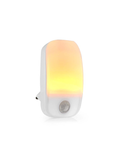 LED нощна лампа, LNLW10WT, NEDIS, с PIR сензор и сензор за здрач