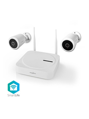 Комплект за видеонаблюдение 2Mp, 2бр. камери, NVR и аксесоари, NEDIS