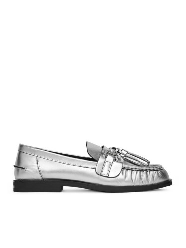 Eva Minge лоуфъри с дебела подметка PETUNIA-V1792-335-1 Сребрист