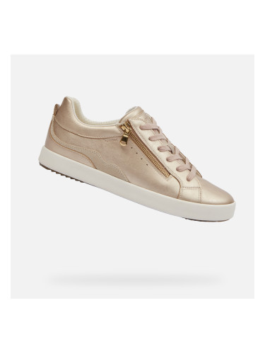 Gold women's sneakers Geox Blomiee - Women's
