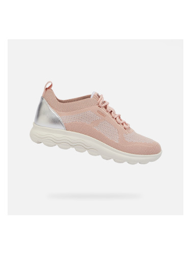 Pink women's sneakers Geox Spherica - Women's