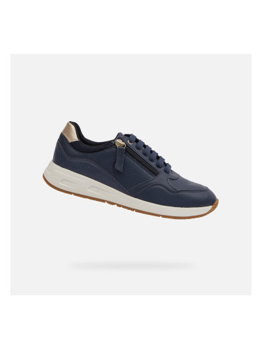 Dark blue women's sneakers Geox Bulmya - Women's