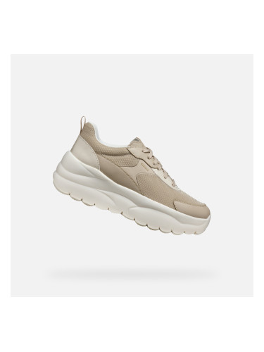 Beige women's sneakers Geox Xtors - Women's