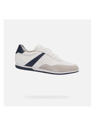 White men's sneakers Geox Renan - Men's