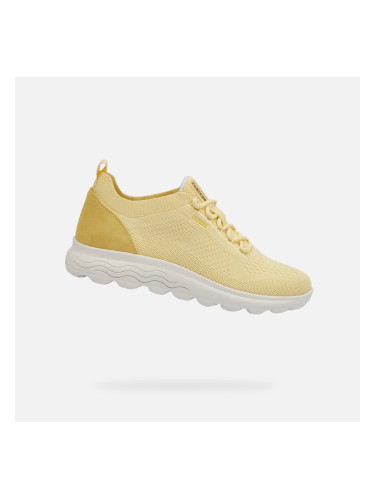 Yellow women's sneakers Geox Spherica - Women's