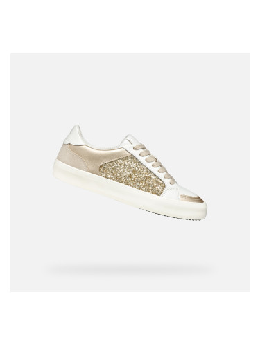 White women's sneakers Geox Emmeleny - Women's