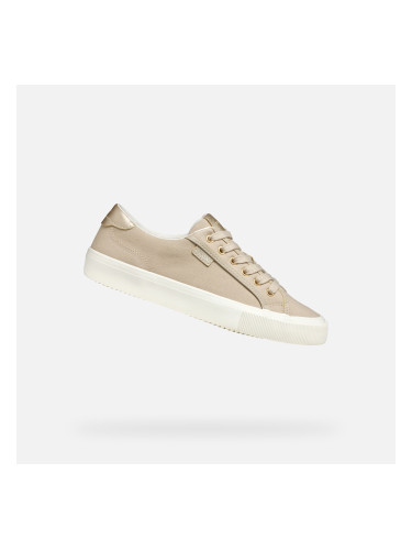 Beige women's sneakers Geox Emmeleny - Women's