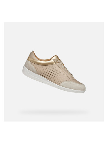Beige women's sneakers Geox Myria - Women's