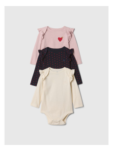 GAP Baby bodysuit, 3 pcs - Girls