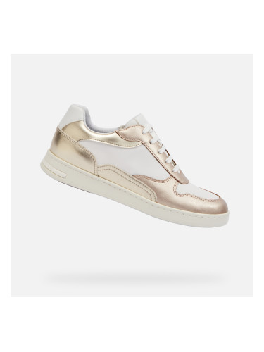 White women's sneakers Geox Jaysen - Women's