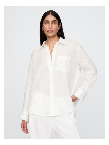GAP Linen Oversize Shirt Big Shirt - Women's