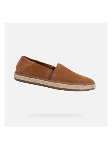 Light brown men's slip on espadrilles Geox Pantelleria - Men's