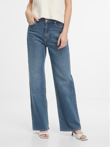 Blue women's wide leg jeans ORSAY - Women