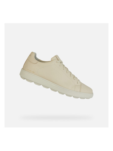 Beige men's sneakers Geox Spherica ECUB-1 - Men's