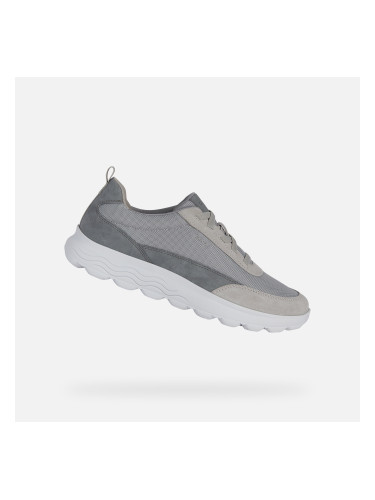 Light grey men's sneakers Geox Spherica - Men's