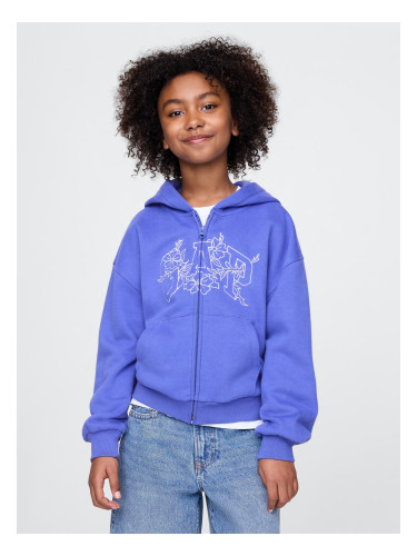 GAP Children's oversize sweatshirt with logo - Girls