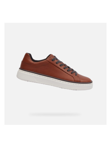 Brown men's sneakers Geox Zackerty - Men's