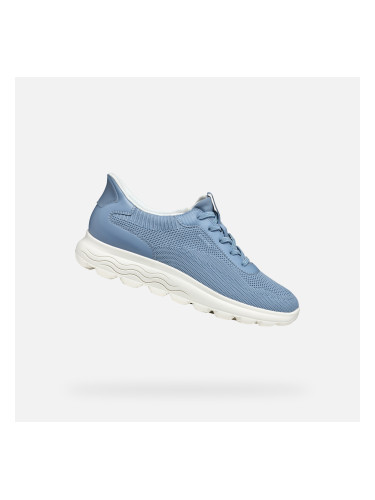 Light Blue Women's Geox Spherica Plus Sneakers - Women's