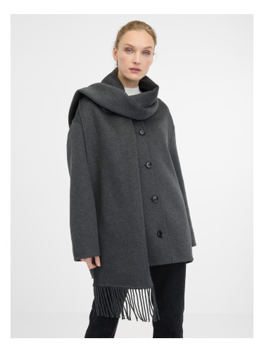 Dark grey women's coat ORSAY - Women's