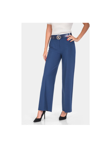 Разкроен дамски панталон с колан 54560P-08 KADELLI