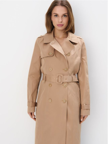 Mohito - Дълъг тренчкот - бежово
