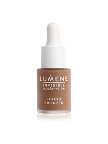 Lumene Invisible Illumination Instant Glow течен бронзант цвят Deep Glow 15 мл.