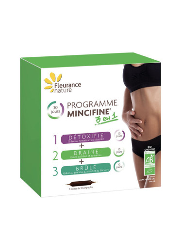 Отслабваща програма Mincifine® 3в1, БИО 30 ампули за пиене | Fleurance Nature