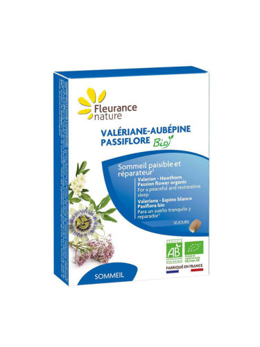 Валериана, пасифлора и глог 60 таблетки | Fleurance Nature