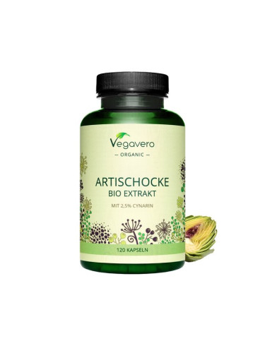 Artischocke Bio Extrakt/ БИО Артишок екстракт, 120 капсули, 100% Vegan Vegavero