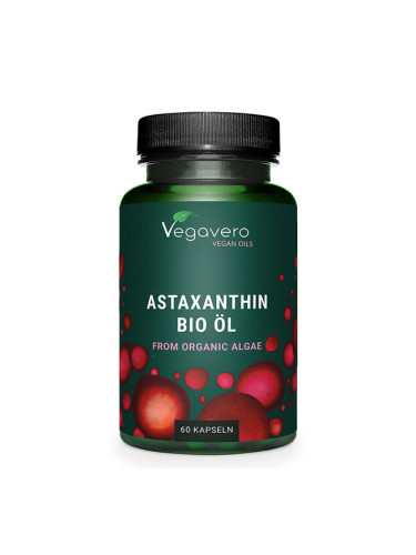Антиоксидант за здрави очи - Астаксантин, 8 mg х 60 капсули