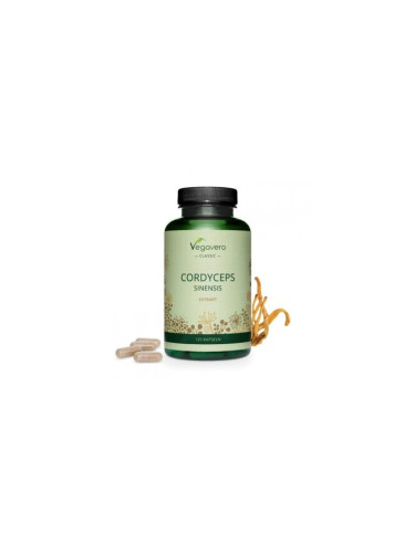 Cordyceps Sinensis Ektrakt/ Кордицепс екстракт, 120 капсули, 100% Vegan Vegavero