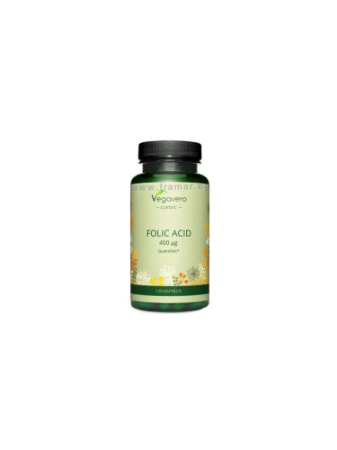 Фолиева киселина Quatrefolic (метил фолат), 120 капсули