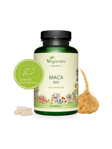 Мака БИО, 750 mg 120 капсули | Vegavero