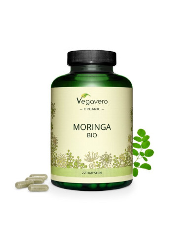 Moringa Bio/ Био Моринга, 270 капсули, 100% Vegan Vegavero