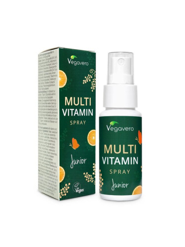 Multi Vitamin Junior/ Мултивитамини за Деца/ Орален спрей, 25 ml, 100% Vegan Vegavero