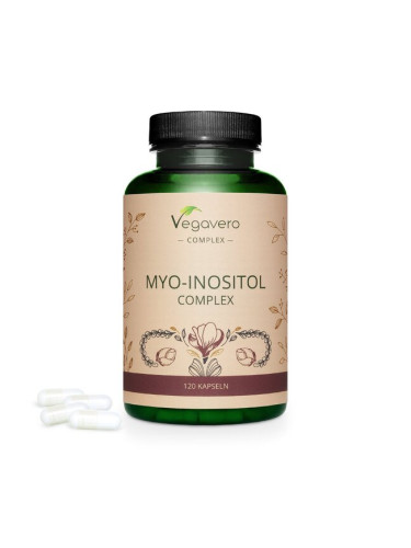 Myo-Inositol Complex/ Мио-инозитол комплекс, 120 капсули, 100% Vegan Vegavero
