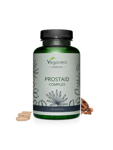 Билкова формула за здрава простата - Prostaid Complex, 180 капсули Vegavero