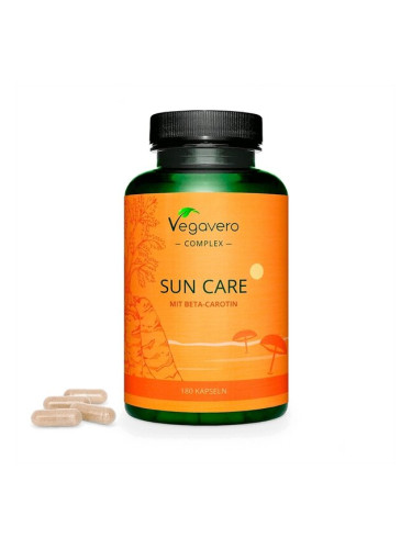 Sun Care Формула за слънчев загар с бета каротин - За кадифена, подхранена и здрава кожа, 180 капсул